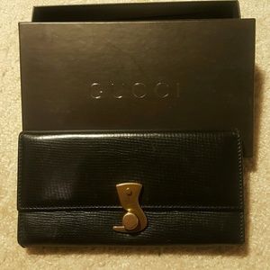 Gucci Wallet. Made in Italy.  Black